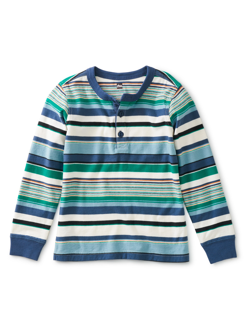 Long Sleeve Henley Top