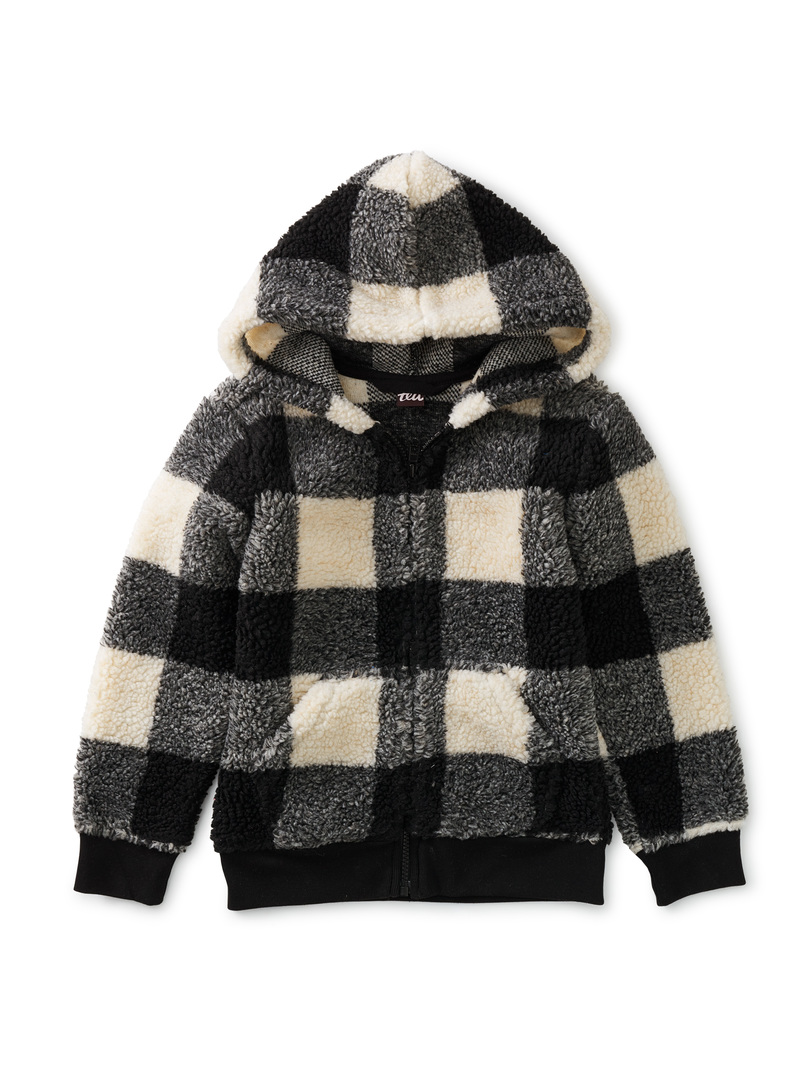 Buffalo Plaid Sherpa Jacket