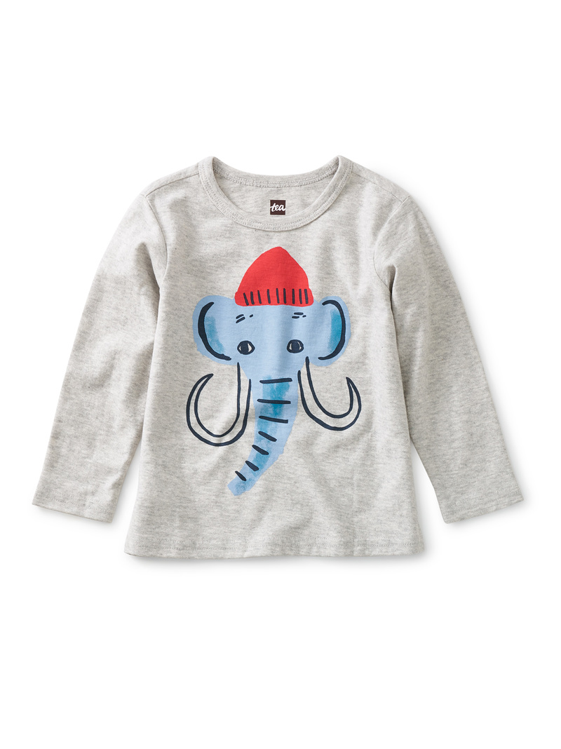 Cozy Mammoth Baby Graphic Tee