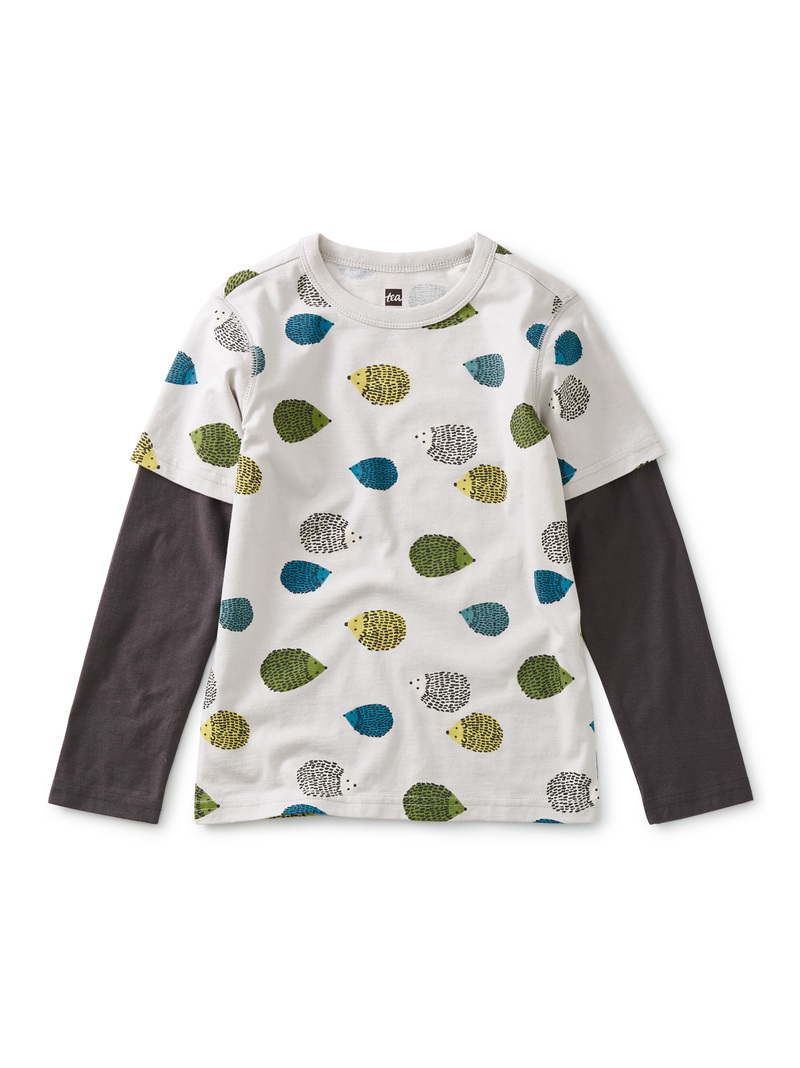 Hedgehog Layered Sleeve Tee