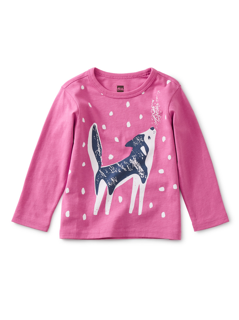 Howling Husky Baby Graphic Tee