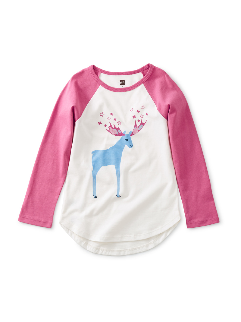 Moose Raglan Graphic Tee