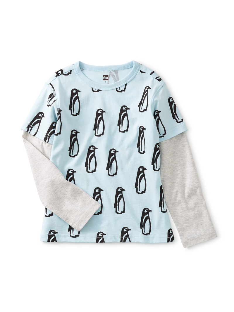 Penguin Layered Sleeve Tee
