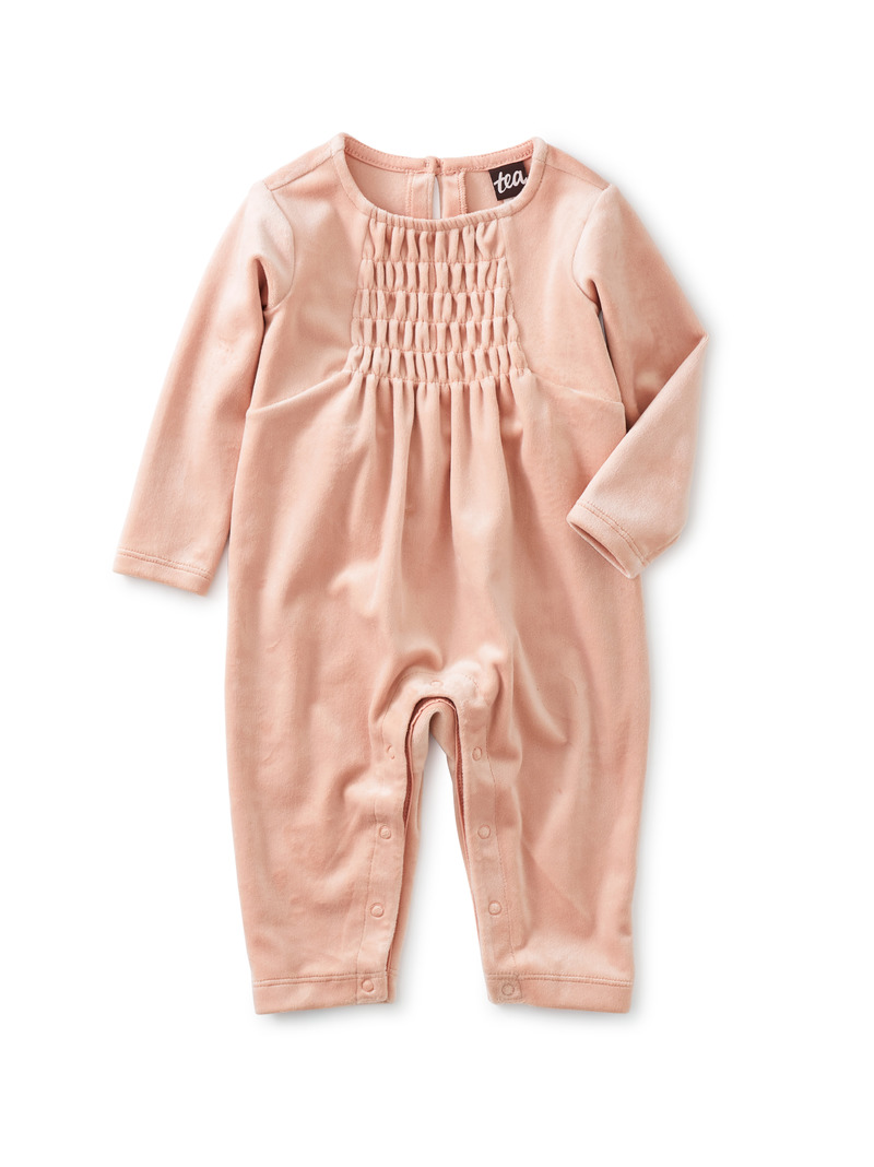 Velour Baby Romper