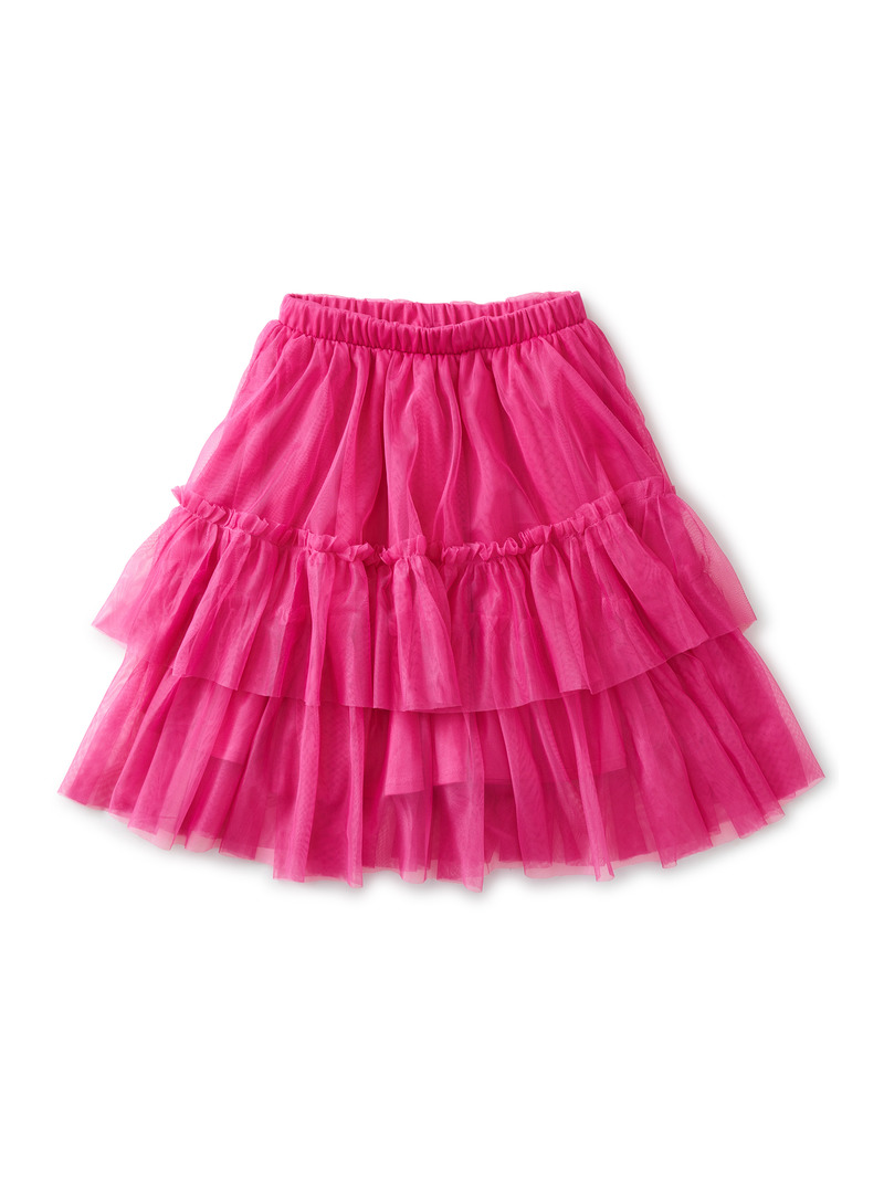 Long Tiered Tulle Skirt