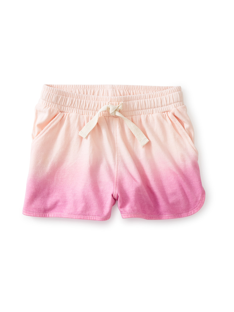 Dip Dye Tie-Waist Shorts