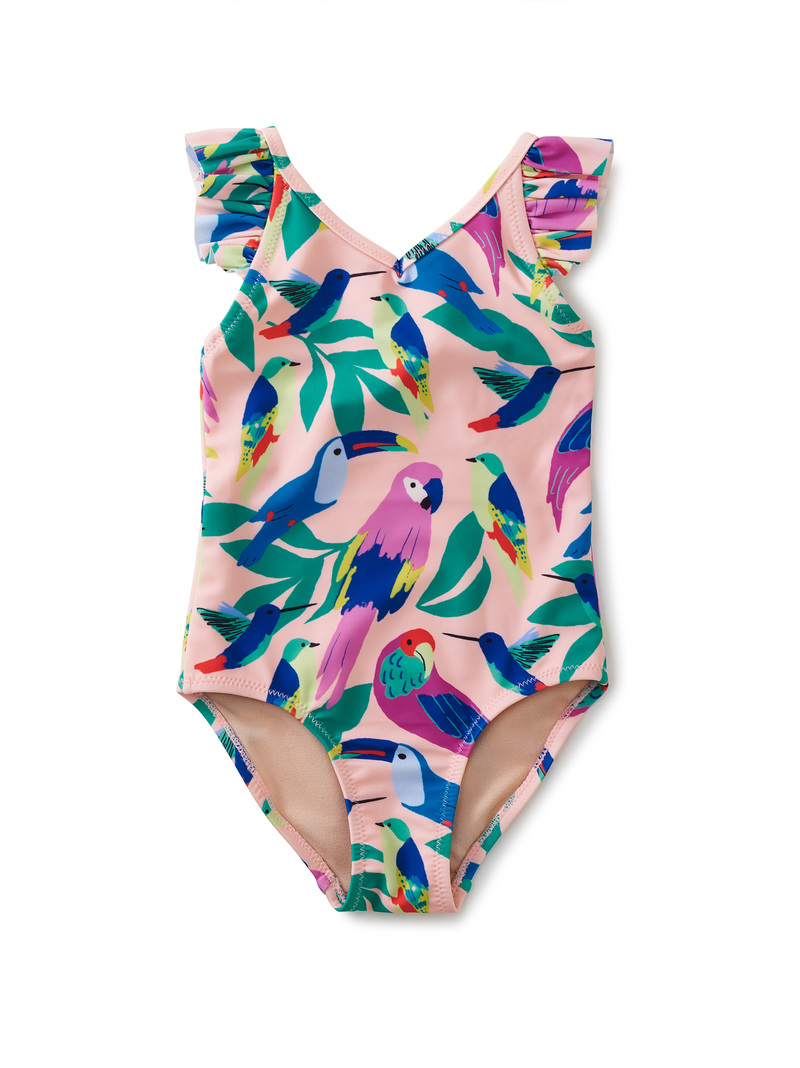 Ruffle One-Piece Swimsuit