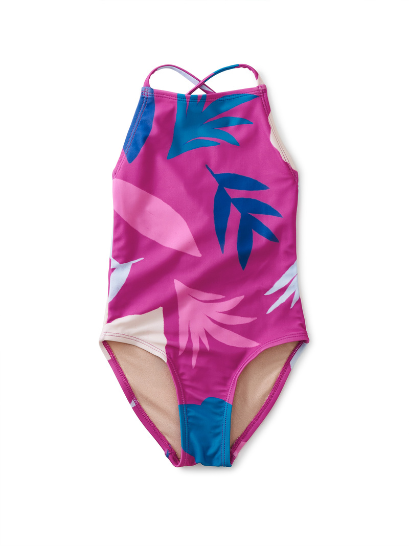 Cross Back One-Piece Swimsuit