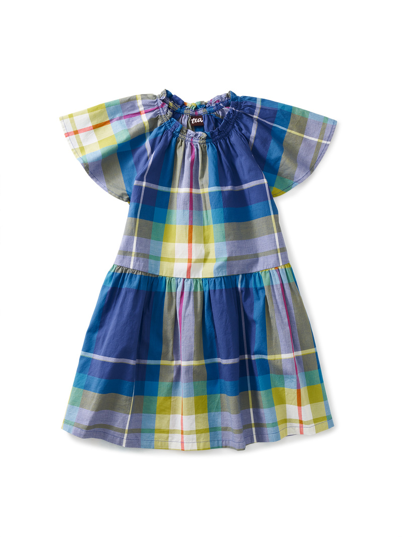 Ruffle Shoulder Dress