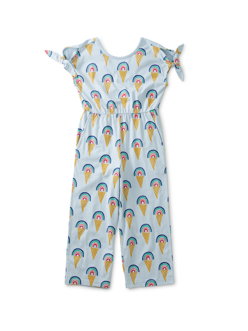 Tie Sleeve Jumpsuit