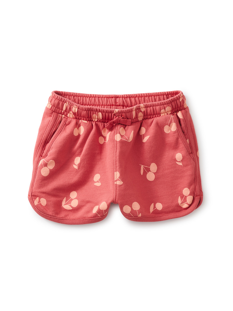 Printed Track Shorts