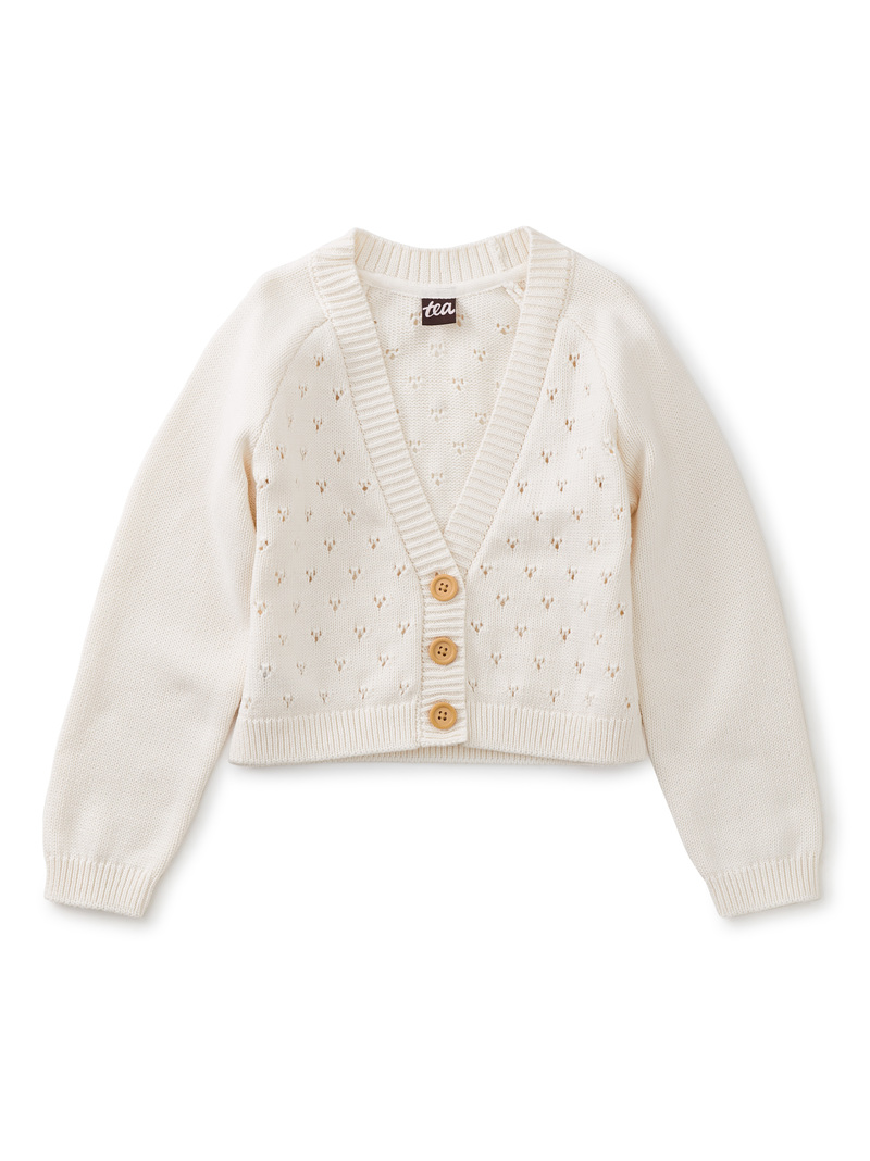 Pointelle Cardigan