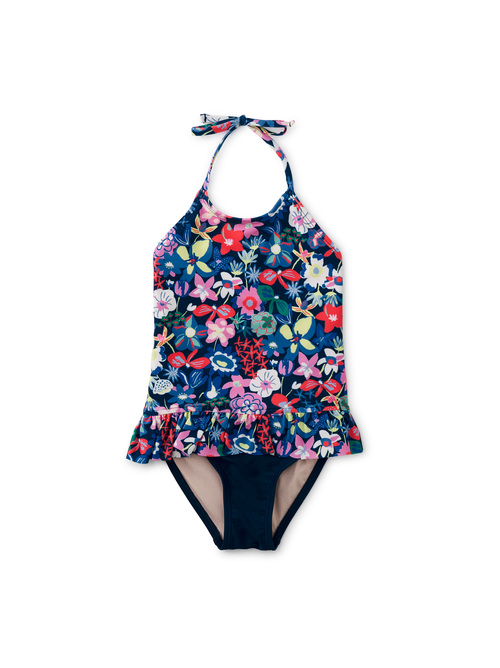 Peplum One-Piece Swimsuit