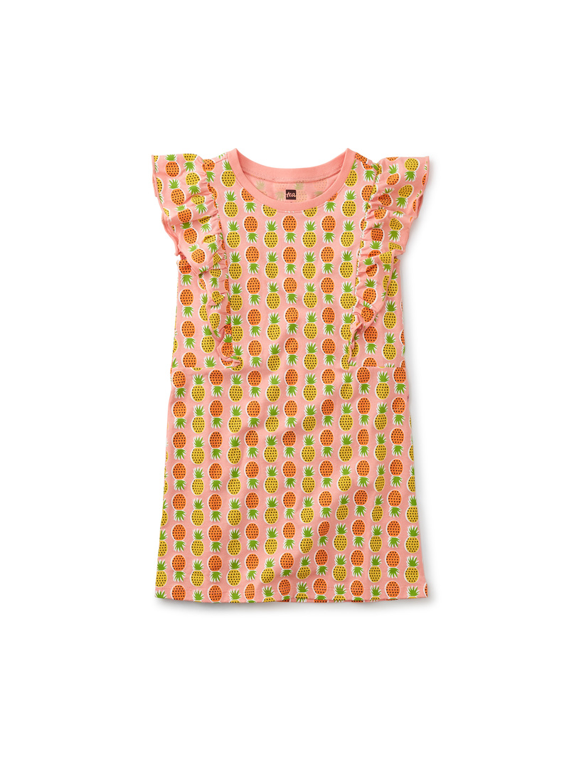 Sleeveless Ruffle A-Line Dress