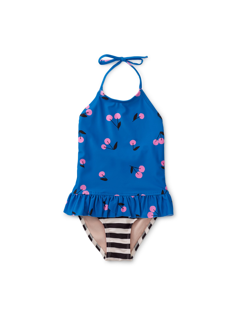 Peplum One-Piece Swimsuit