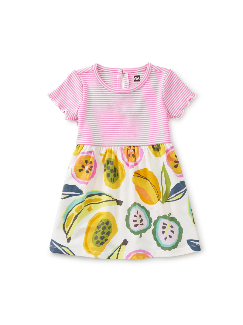 Baby Print Mix Empire Dress