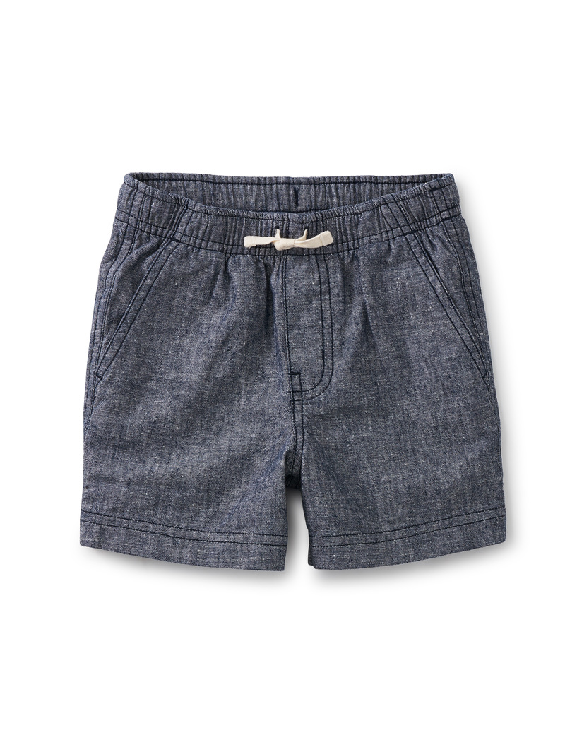 Chambray Sport Shorts