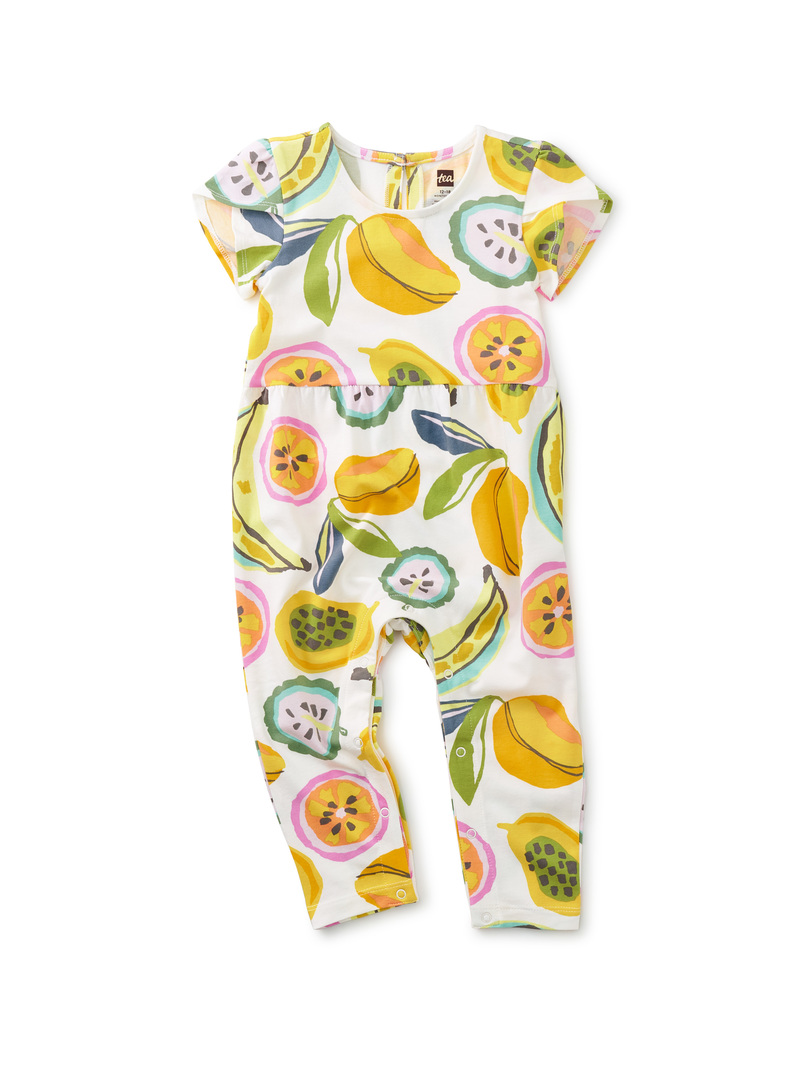 Flutter Button Baby Romper