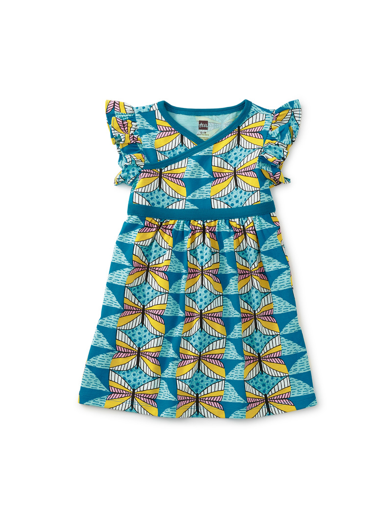 Wrap Neck Baby Dress