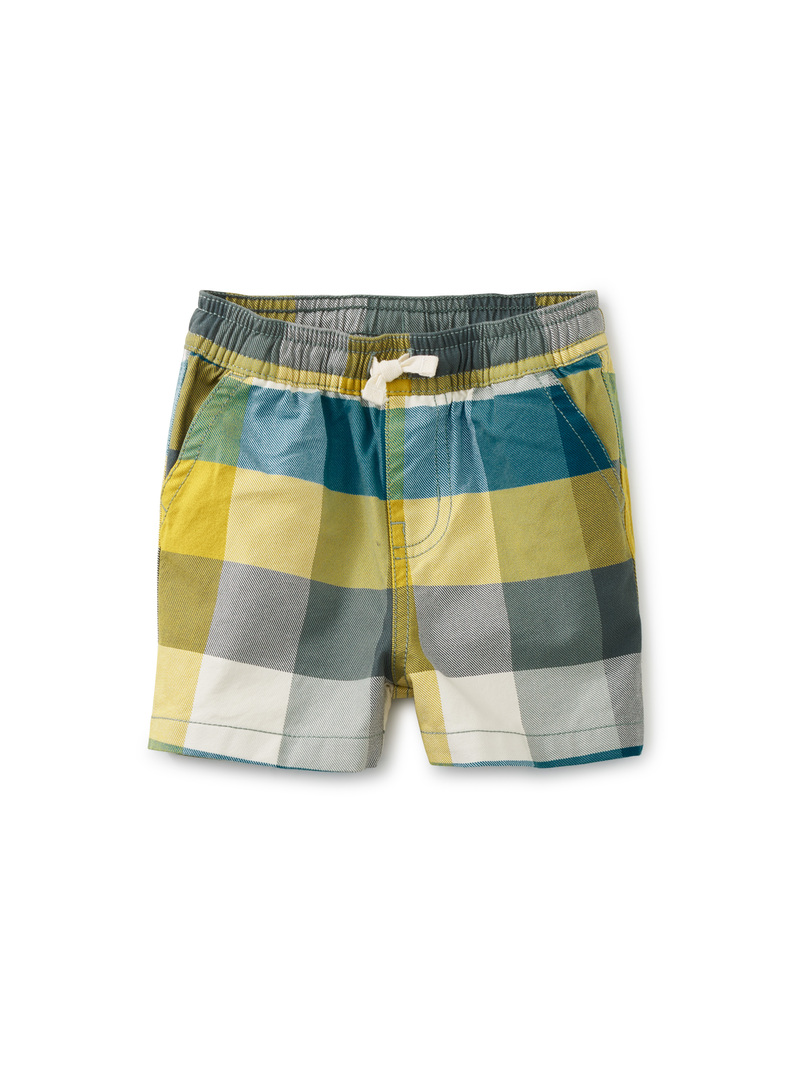 Plaid Discovery Baby Shorts