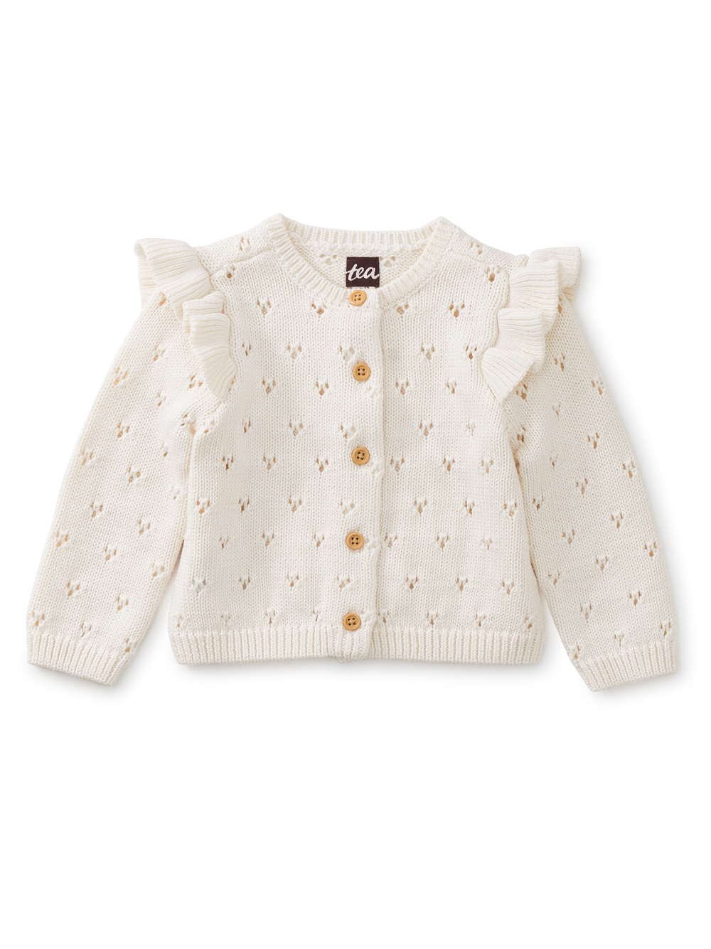 Flutter Shoulder Baby Cardigan