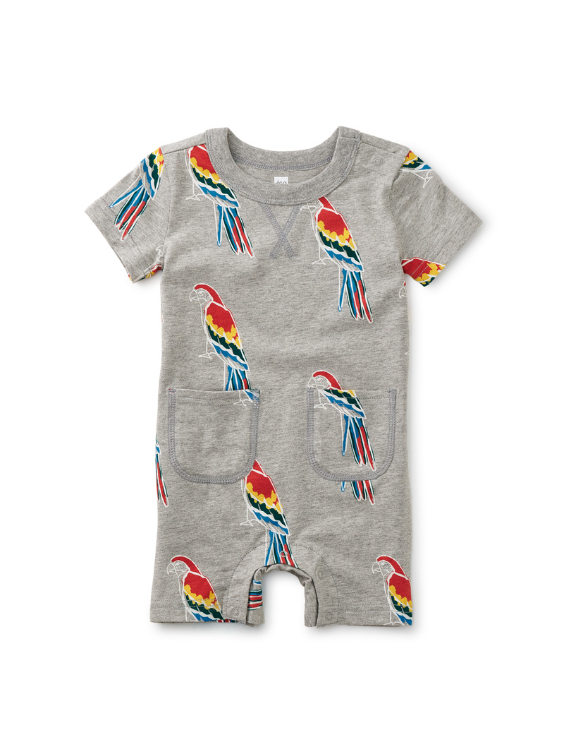 Double Pocket Baby Romper