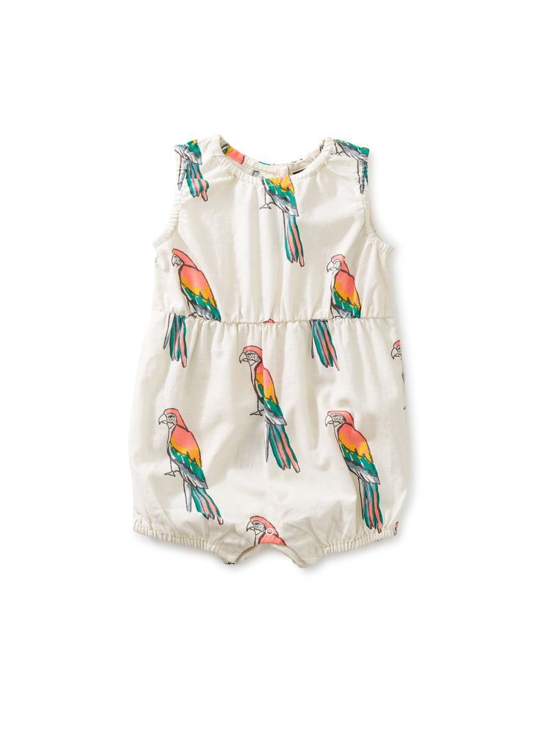 Peek-a-Boo Back Baby Romper