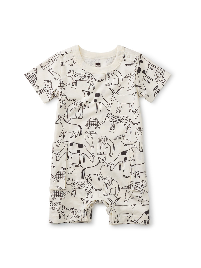 Cargo Pocket Baby Romper