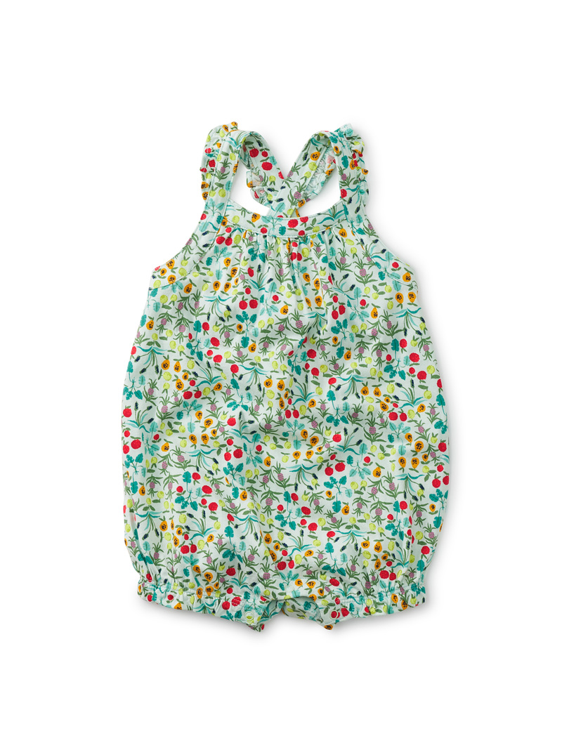 Cross-Back Baby Romper