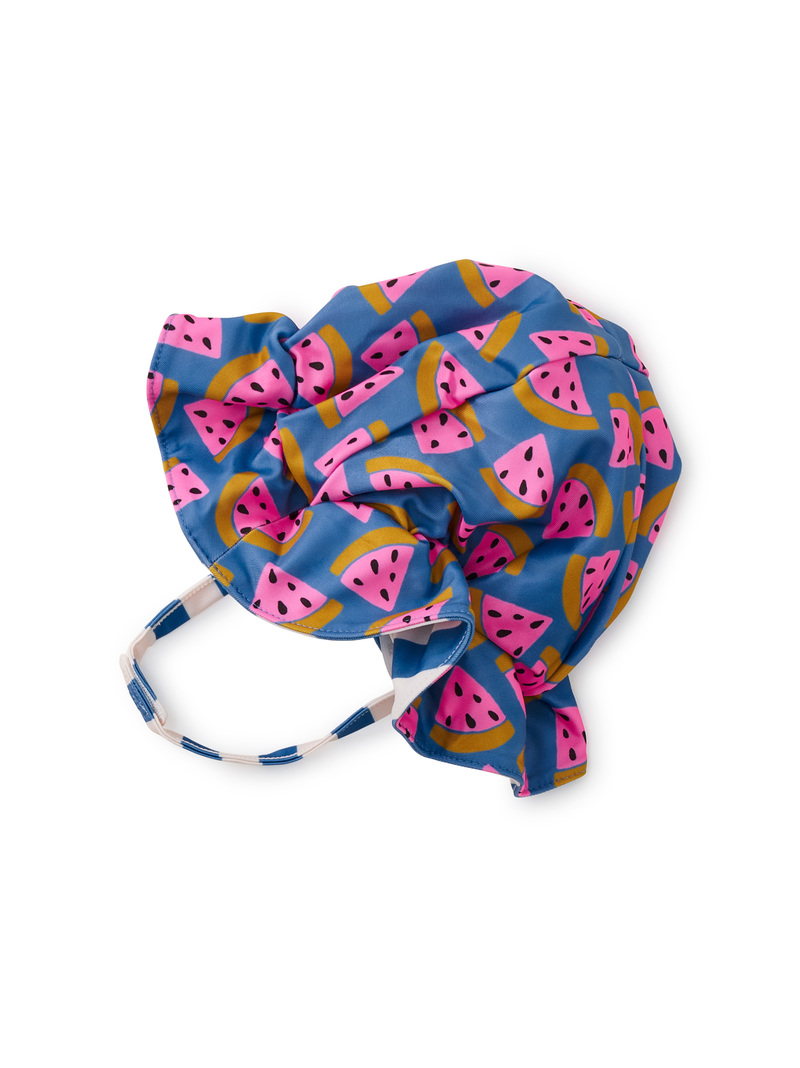 Reversible Ruffle Baby Sun Hat