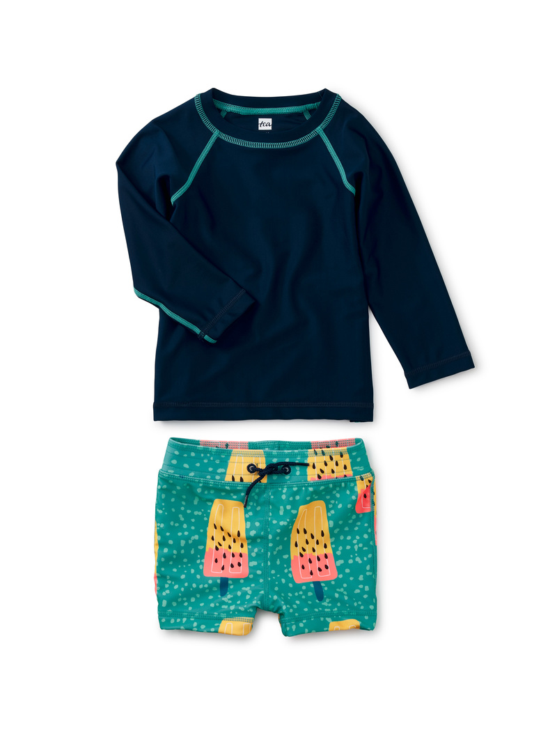 Rash Guard Baby Swim Set