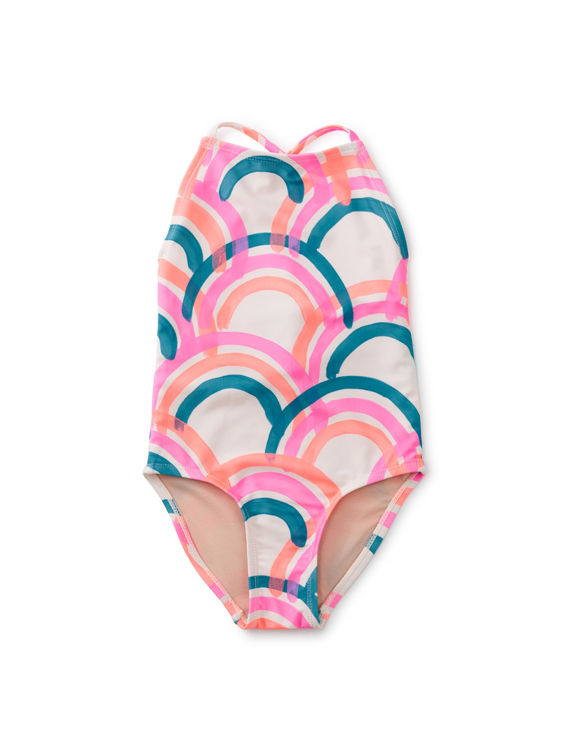 Cross Back One-Piece Swimsuit