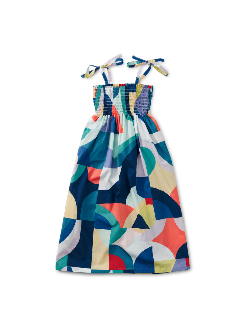 Tie Shoulder Midi Dress