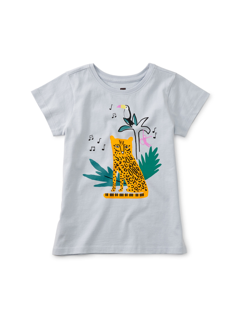 Piano Ocelot Graphic Tee