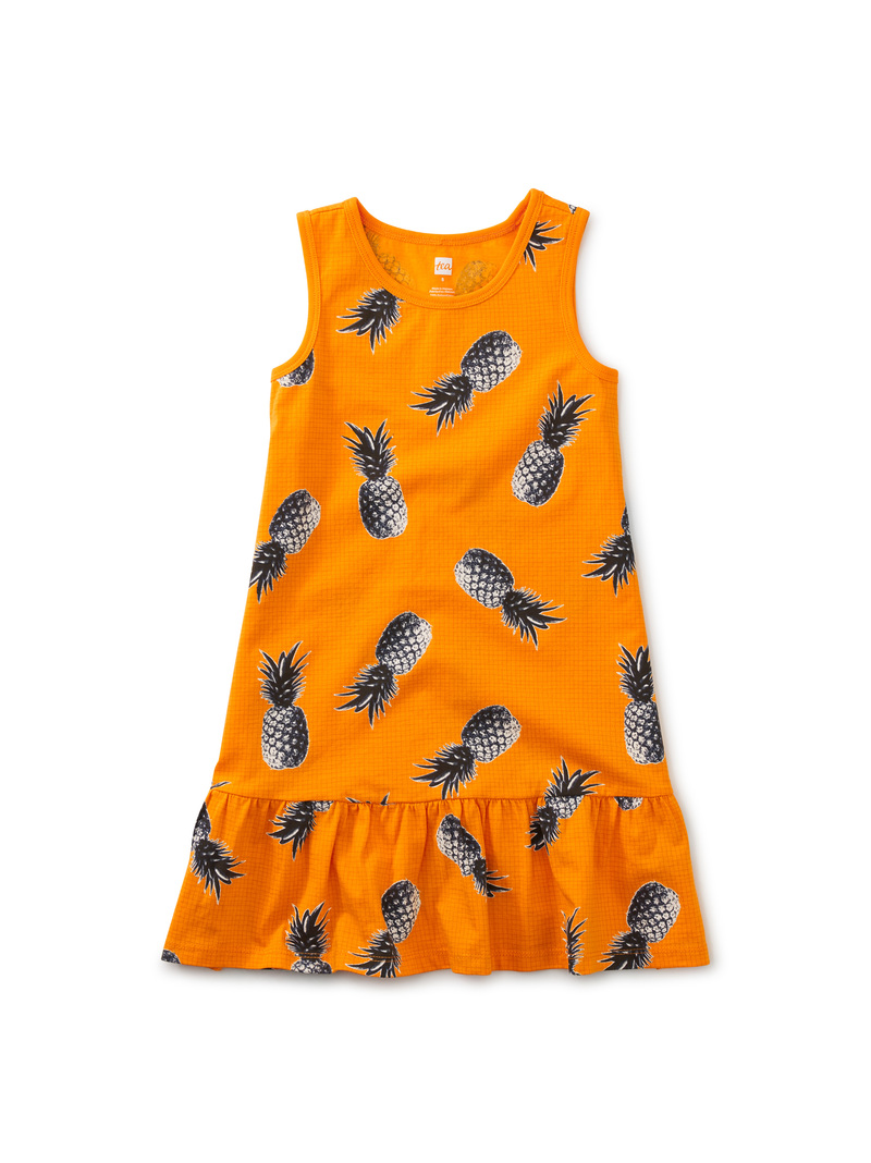 Ruffle Hem Tank Dress