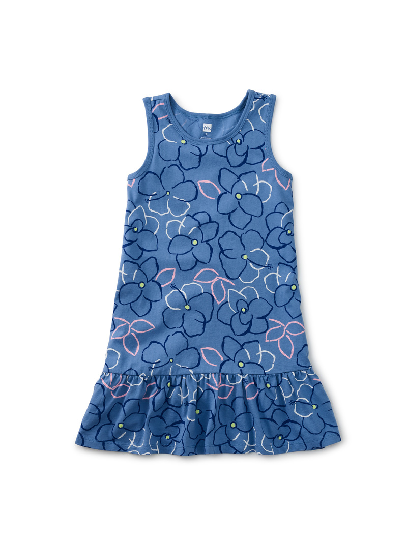Ruffle Hem Tank Dress