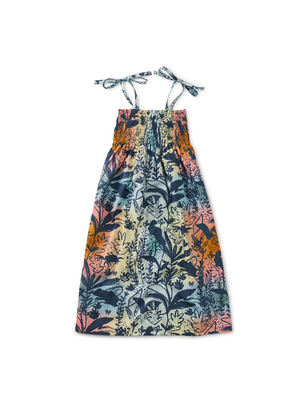 Tie Shoulder Midi Dress