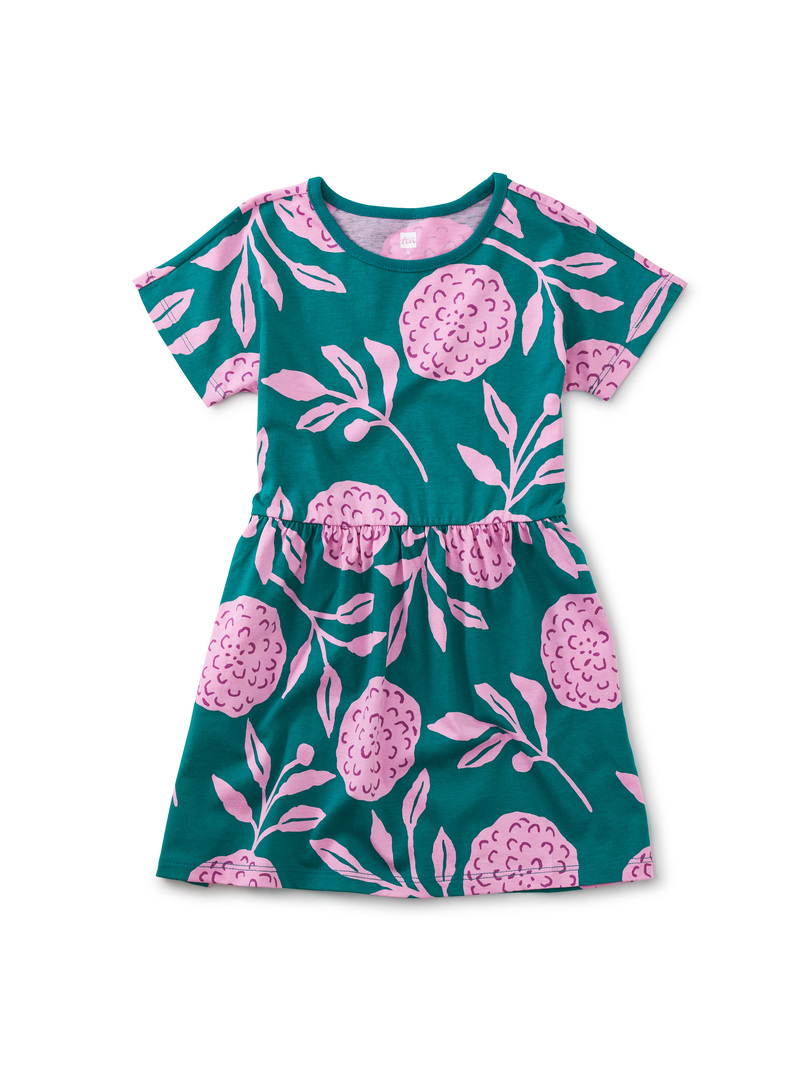 Short Sleeve Twirl Dress