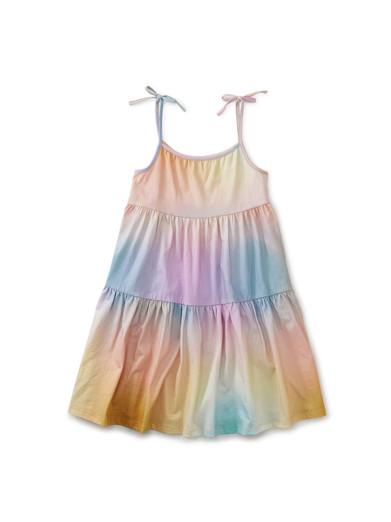 Tiered Tie Shoulder Dress