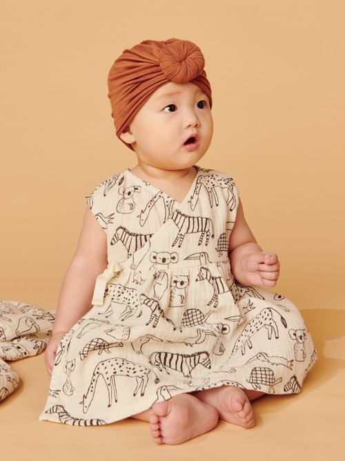 Wrap Neck Baby Dress