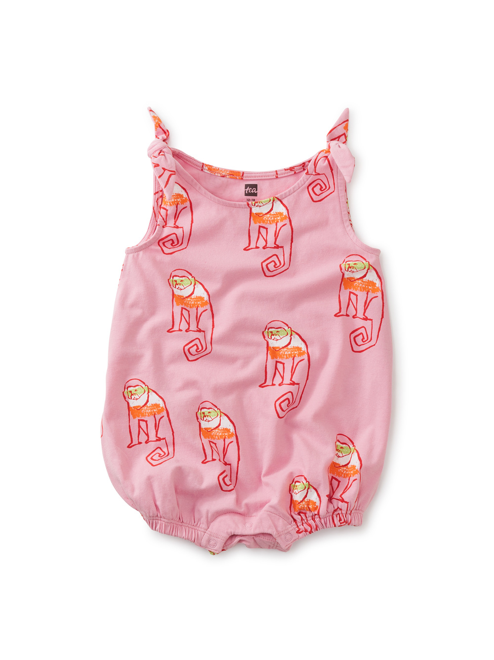 Tie Shoulder Baby Romper