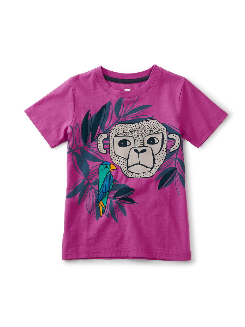 Monkey Squawk Graphic Tee