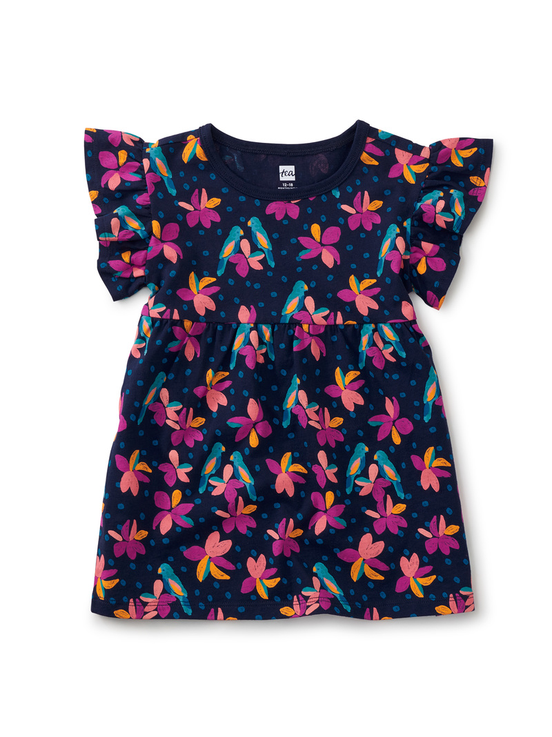 Ruffle Sleeve Baby Dress