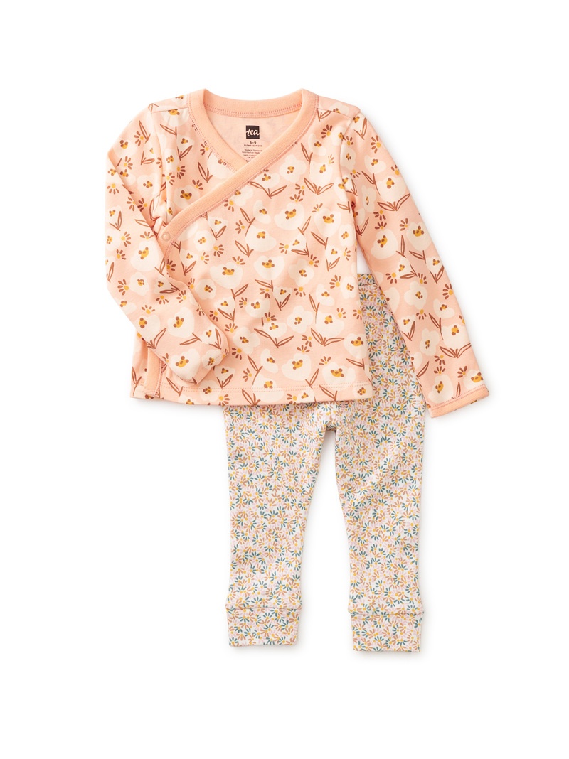 Baby Wrap Top Set