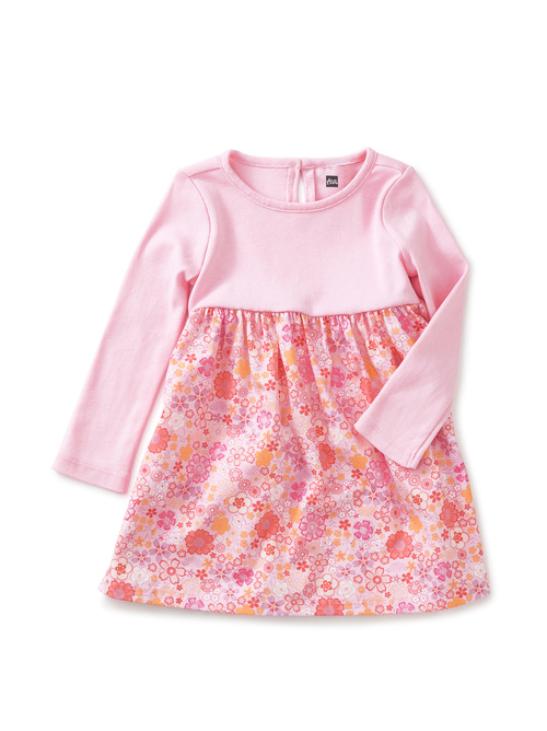 Print Mix Skirted Baby Dress