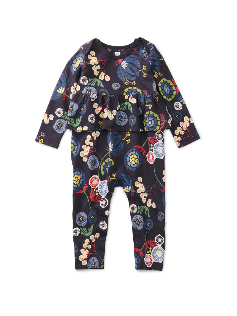 Peplum Baby Romper