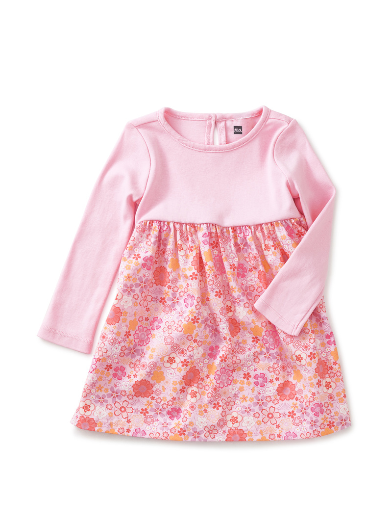 Print Mix Skirted Baby Dress