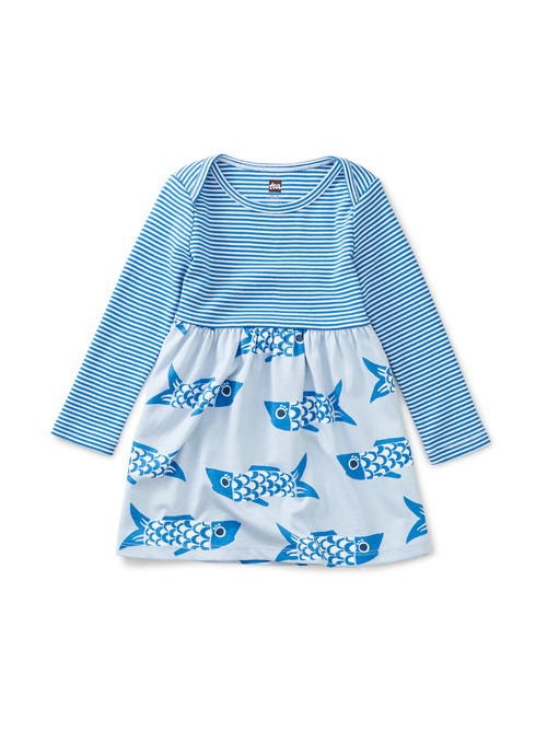 Print Mix Skirted Baby Dress