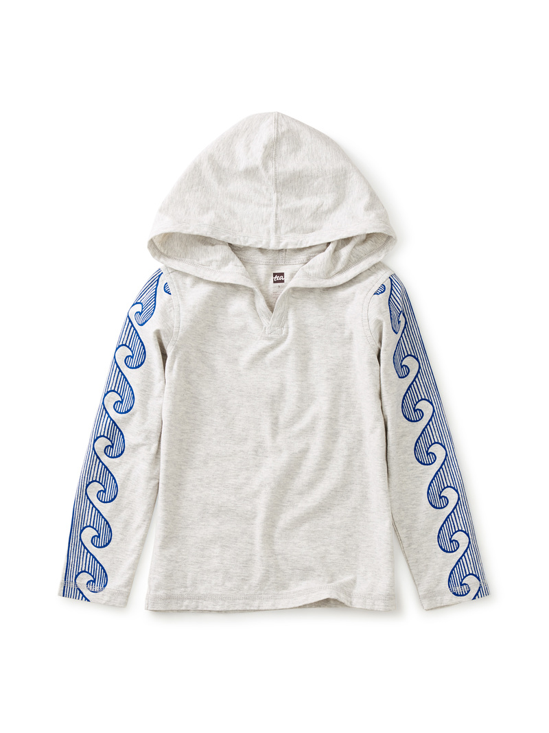 Happy Hoodie in Waves