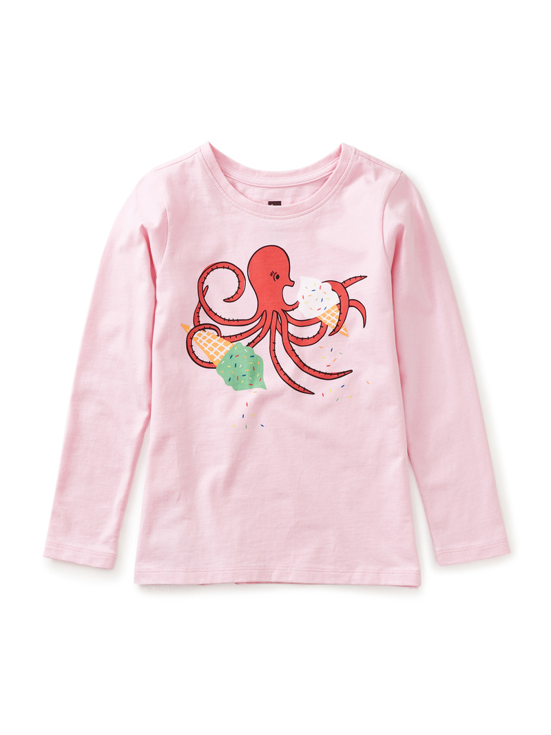 Octopus Ice Cream Graphic Tee